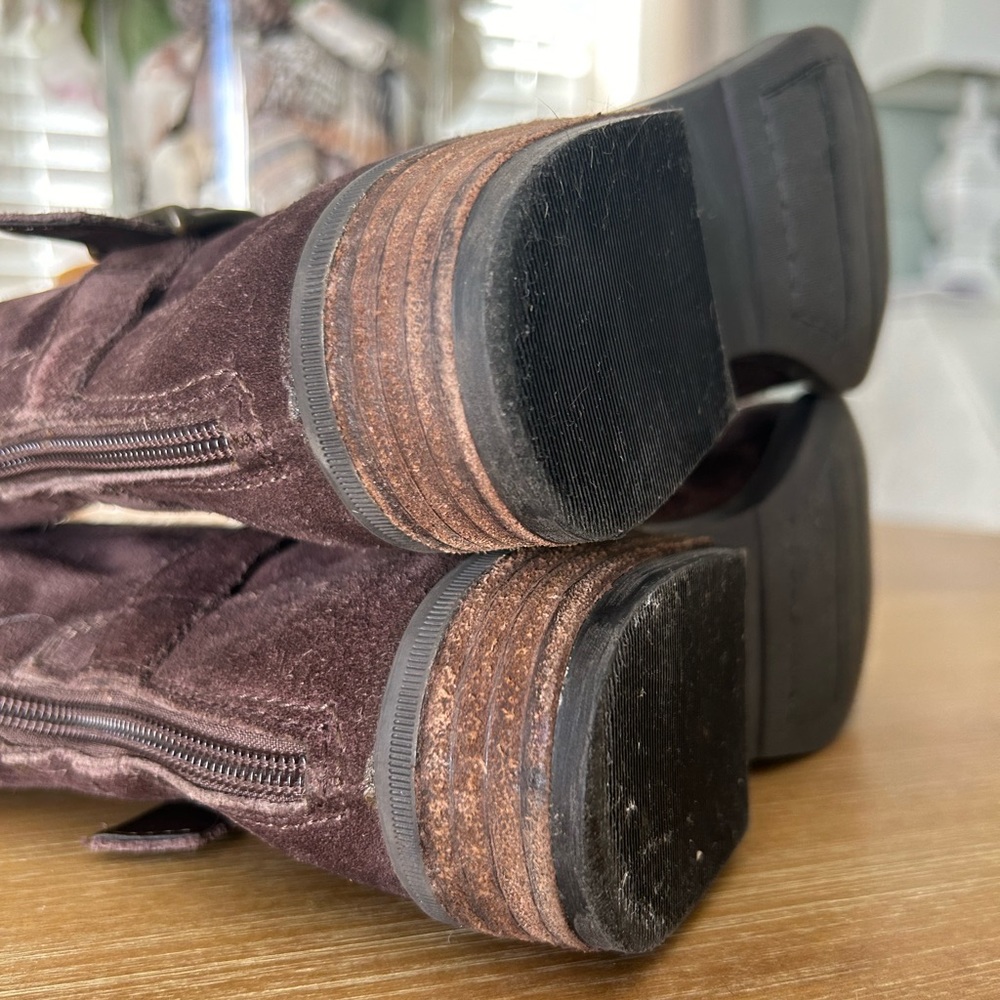 Sam Edelman Suede Riding Boots - Picture 6 of 7